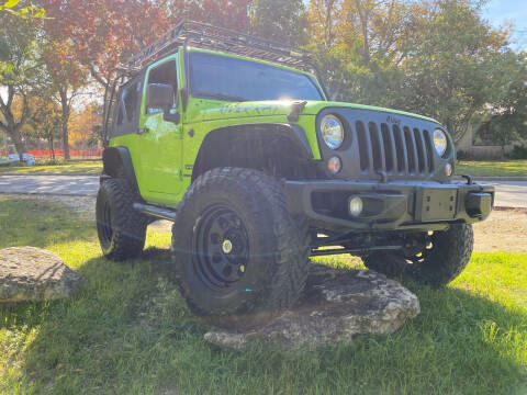 2012 Jeep Wrangler for sale at Carz Of Texas Auto Sales in San Antonio TX