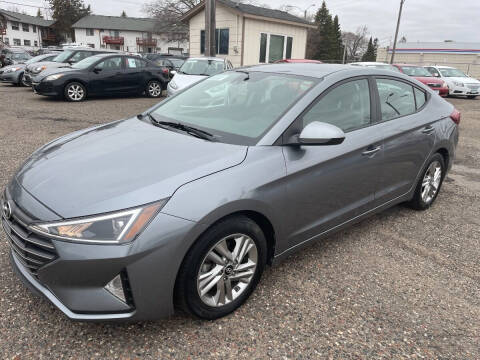 2019 Hyundai Elantra for sale at CHRISTIAN AUTO SALES in Anoka MN