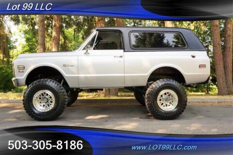 1971 Chevrolet Blazer for sale at LOT 99 LLC in Milwaukie OR