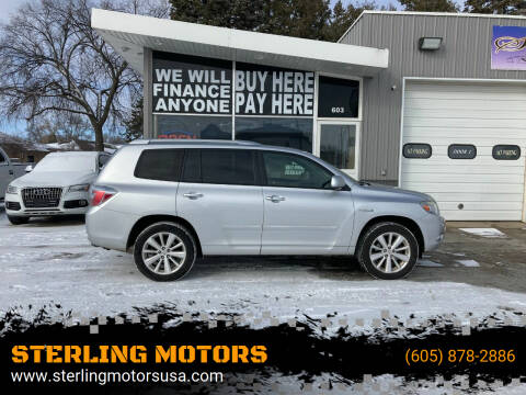 2010 Toyota Highlander Hybrid for sale at STERLING MOTORS in Watertown SD