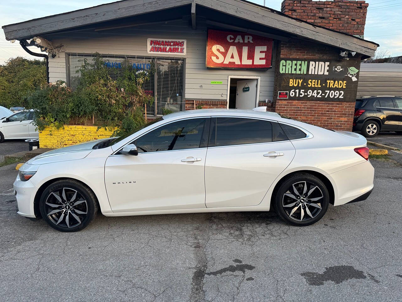 2017 Chevrolet Malibu for sale at Green Ride LLC in NASHVILLE, TN