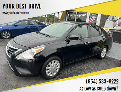 2019 Nissan Versa for sale at YOUR BEST DRIVE in Oakland Park FL
