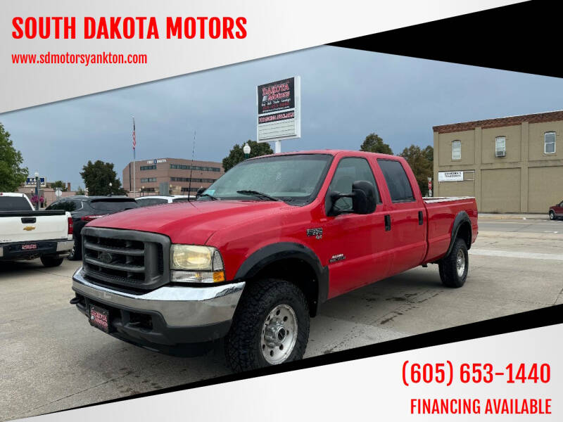 2002 Ford F-350 Super Duty for sale at SOUTH DAKOTA MOTORS in Yankton SD