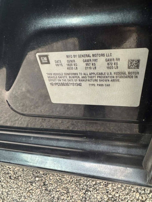 2016 Chevrolet Cruze Limited LS Auto