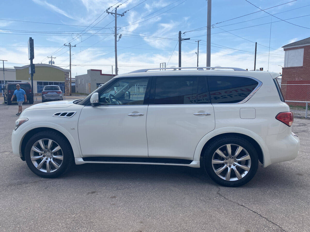 2014 INFINITI QX80 for sale at OKC Auto Direct, LLC in Oklahoma City , OK