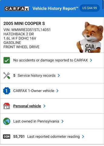 2005 MINI Cooper S
