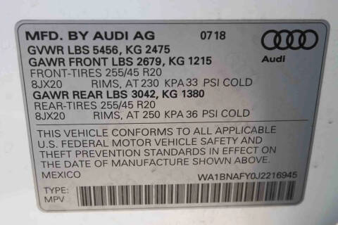2018 Audi Q5