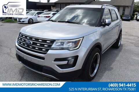 2016 Ford Explorer for sale at IMD Motors in Richardson TX