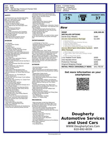 2016 Volvo V60 T5 Drive-E Premier