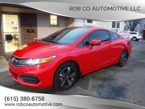 2015 Honda Civic for sale at Rob Co Automotive LLC in Springfield TN