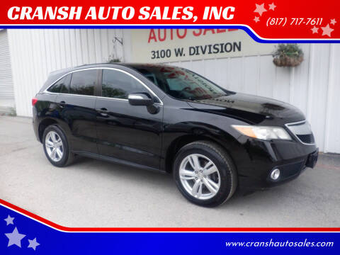 2015 Acura RDX for sale at CRANSH AUTO SALES, INC in Arlington TX