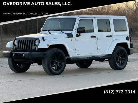 2014 Jeep Wrangler Unlimited for sale at OVERDRIVE AUTO SALES, LLC. in Clarksville IN