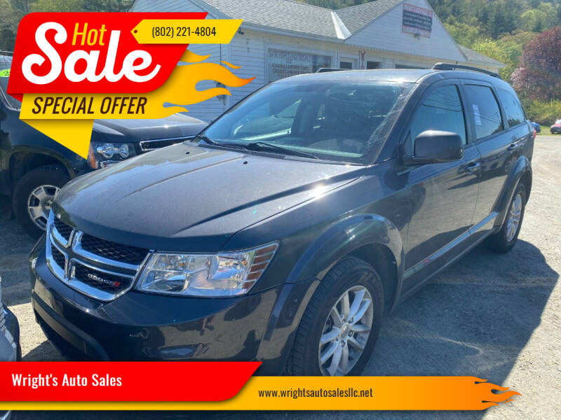 2016 Dodge Journey for sale at Wright's Auto Sales in Townshend VT