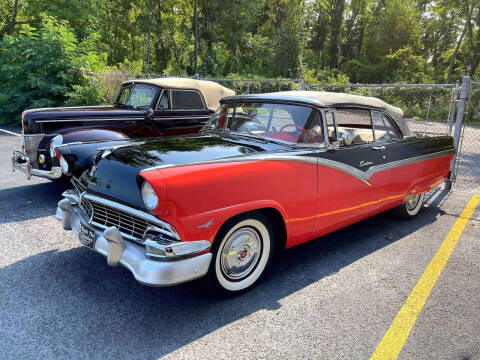 1956 Ford Victoria Sunliner for sale at Black Tie Classics in Stratford NJ