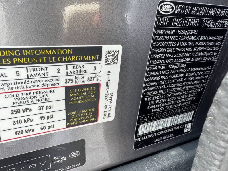 2021 Land Rover Range Rover