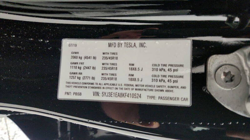 2019 Tesla Model 3