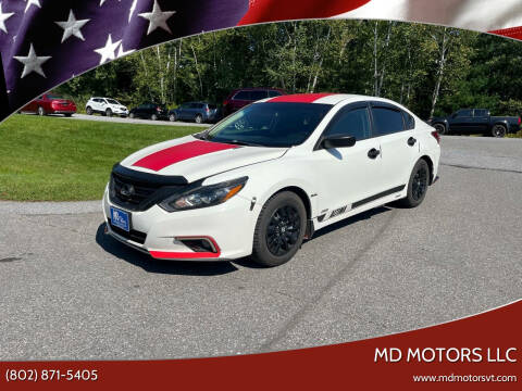 2018 Nissan Altima for sale at MD Motors LLC in Williston VT