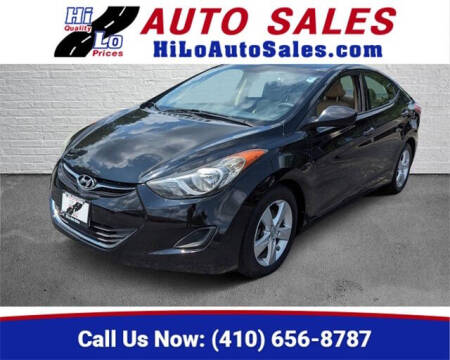 2013 Hyundai Elantra for sale at Hi-Lo Auto Sales in Frederick MD