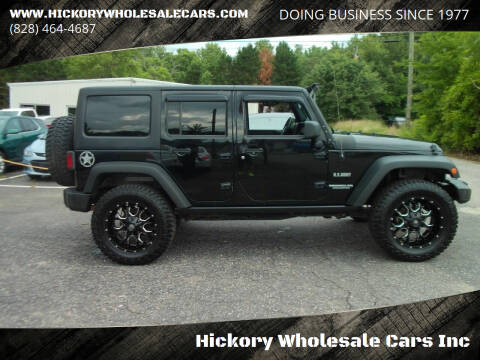 2011 Jeep Wrangler Unlimited for sale at Hickory Wholesale Cars Inc in Newton NC