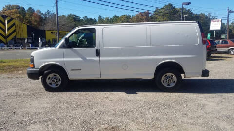 2005 gmc savana 2500 cargo van for sale