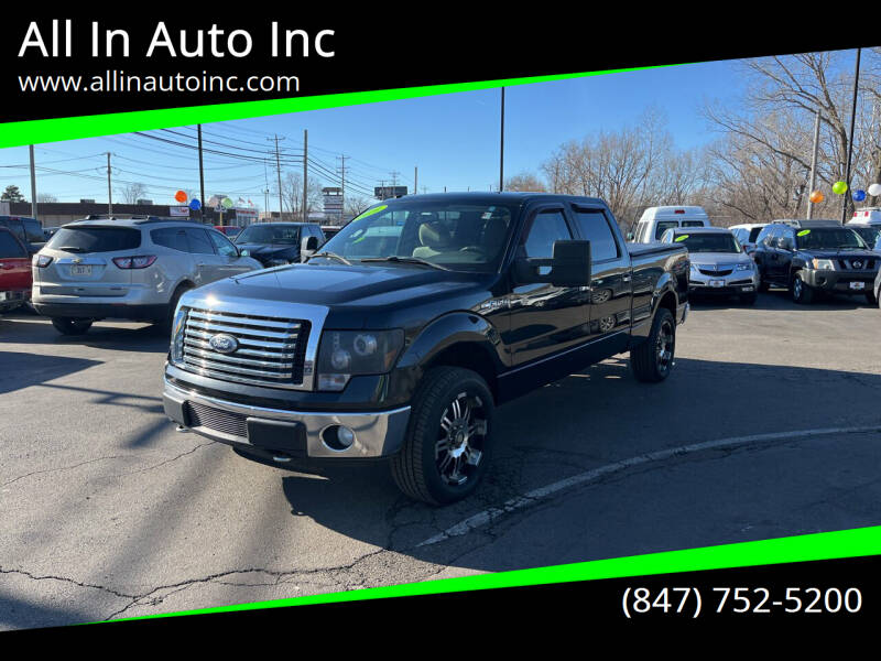 2010 Ford F-150 for sale at All In Auto Inc in Palatine IL