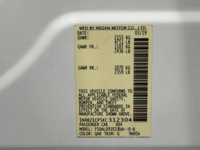 2019 Nissan LEAF