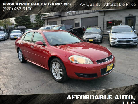 2013 Chevrolet Impala for sale at AFFORDABLE AUTO, LLC in Green Bay WI