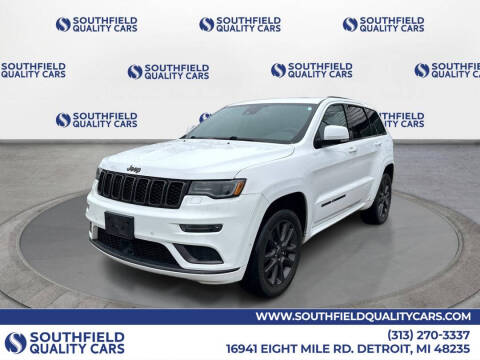 2018 Jeep Grand Cherokee for sale at SOUTHFIELD QUALITY CARS in Detroit MI