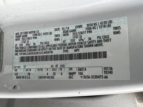 2014 Ford Escape SE