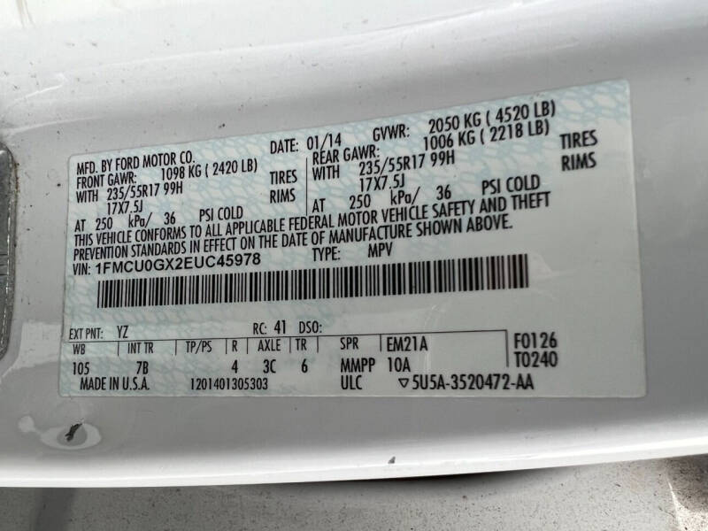 2014 Ford Escape SE