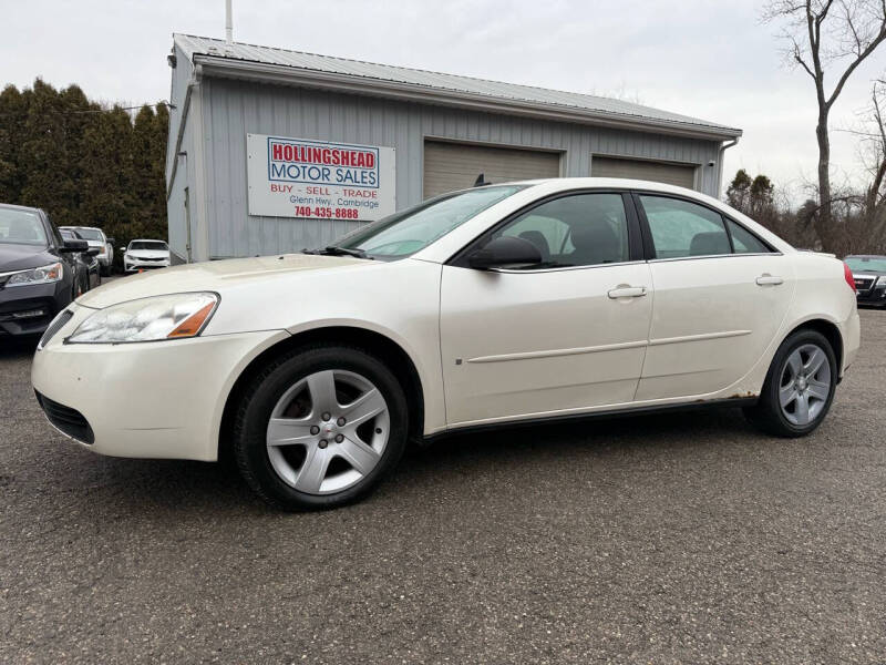 2009 Pontiac G6 for sale at HOLLINGSHEAD MOTOR SALES in Cambridge OH