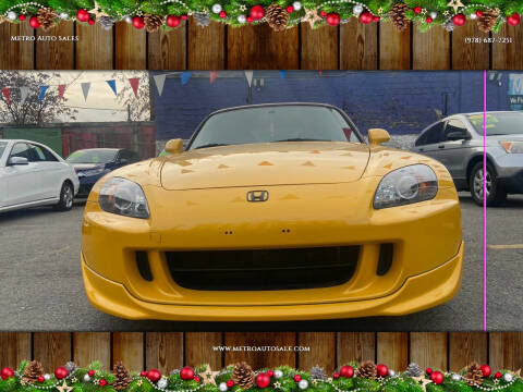 2005 Honda S2000 for sale at Metro Auto Sales in Lawrence MA