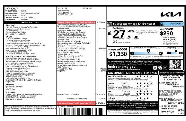 2017 Kia Soul +
