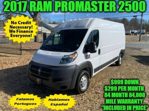 2017 RAM ProMaster for sale at D&D Auto Sales, LLC in Rowley MA