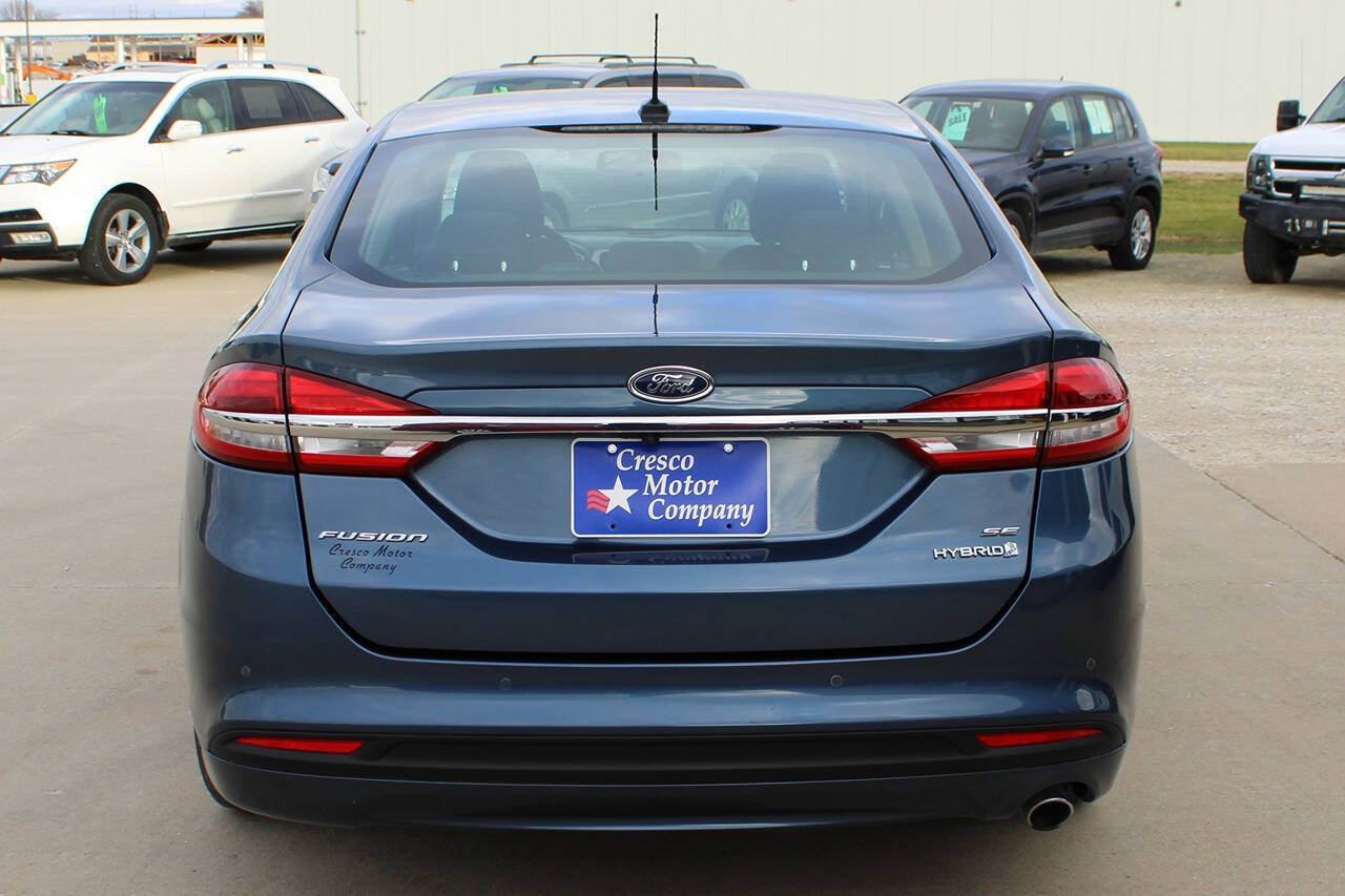 2018 Ford Fusion Hybrid for sale at Cresco Motor Company in Cresco, IA