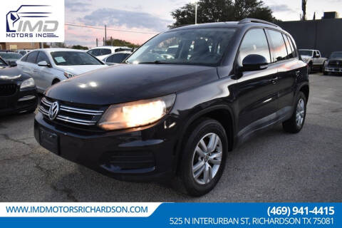 2016 Volkswagen Tiguan for sale at IMD Motors in Richardson TX