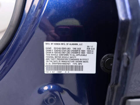 2017 Honda Pilot EX-L