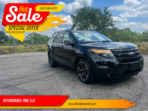 2015 Ford Explorer for sale at AFFORDABLE ONE LLC in Orlando FL