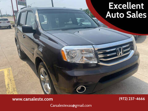 2012 Honda Pilot for sale at Excellent Auto Sales in Grand Prairie TX