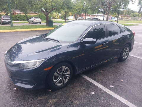 2018 Honda Civic for sale at P S AUTO ENTERPRISES INC in Miramar FL