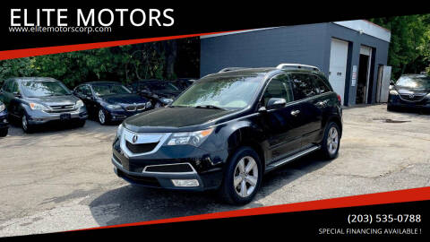 2013 Acura MDX for sale at ELITE MOTORS in West Haven CT