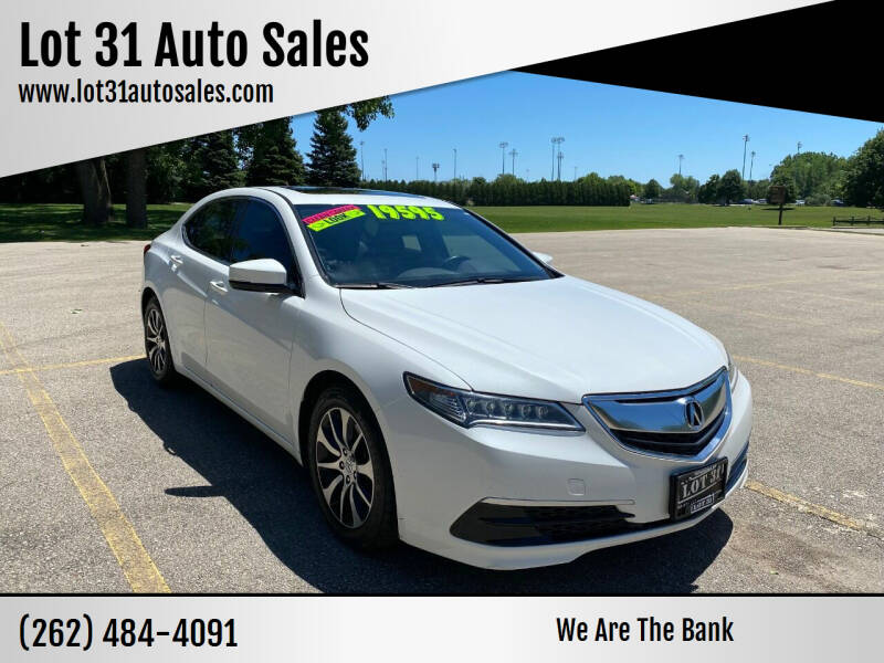 2016 Acura TLX for sale at Lot 31 Auto Sales in Kenosha WI