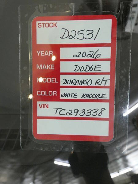 2026 Dodge Durango