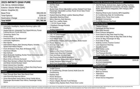 2025 Infiniti QX60 Pure
