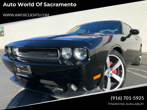 2012 Dodge Challenger for sale at Auto World of Sacramento in Sacramento CA