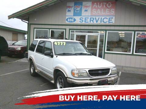 1999 Ford Explorer for sale at 777 Auto Sales and Service in Tacoma WA