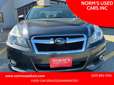 2013 Subaru Legacy for sale at NORM'S USED CARS INC in Wiscasset ME