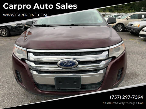 2011 Ford Edge for sale at Carpro Auto Sales in Chesapeake VA