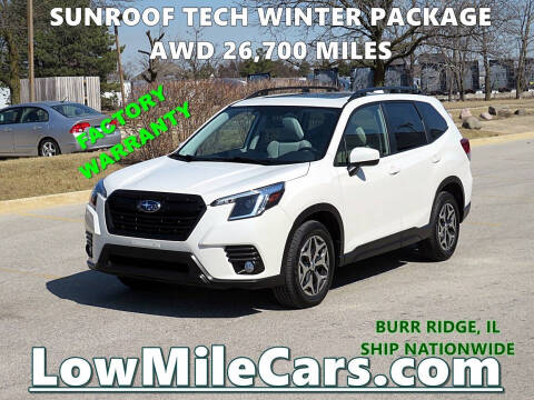 2022 Subaru Forester for sale at LowMileCars.com / LM CARS INC in Burr Ridge IL