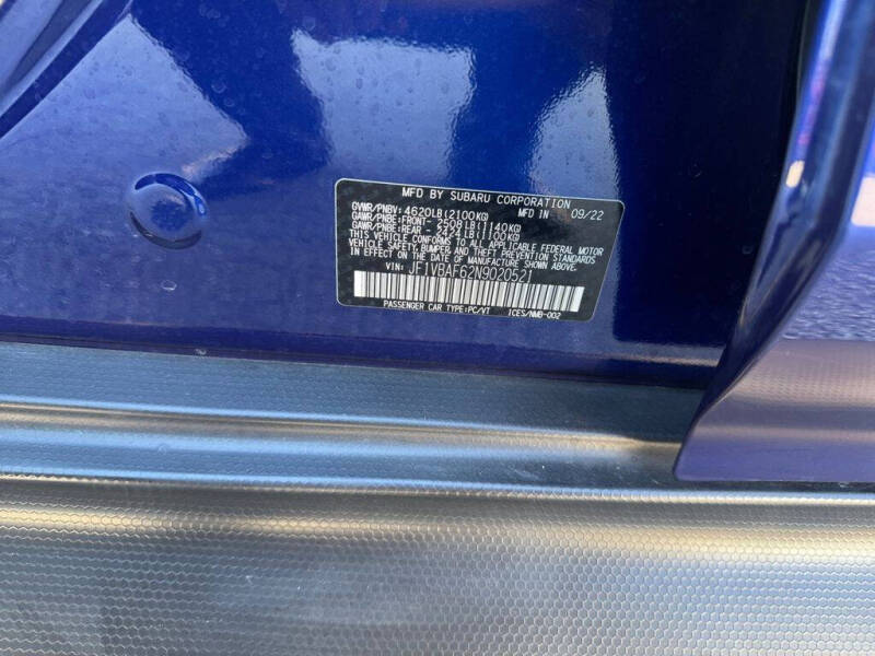 2022 Subaru WRX Premium